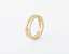 The Cut Wave Ring placed vertical in 14-Karat Gold thumbnail