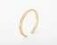 The Outer Wave Bracelet placed vertical in 14-Karat Gold thumbnail