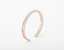 The Outer Wave Bracelet placed vertical in Rose Gold thumbnail
