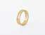 The Cut Wave Ring placed vertical in 18-Karat Gold thumbnail