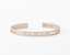 The Cut Wave Bracelet placed horizontal in Rose Gold thumbnail